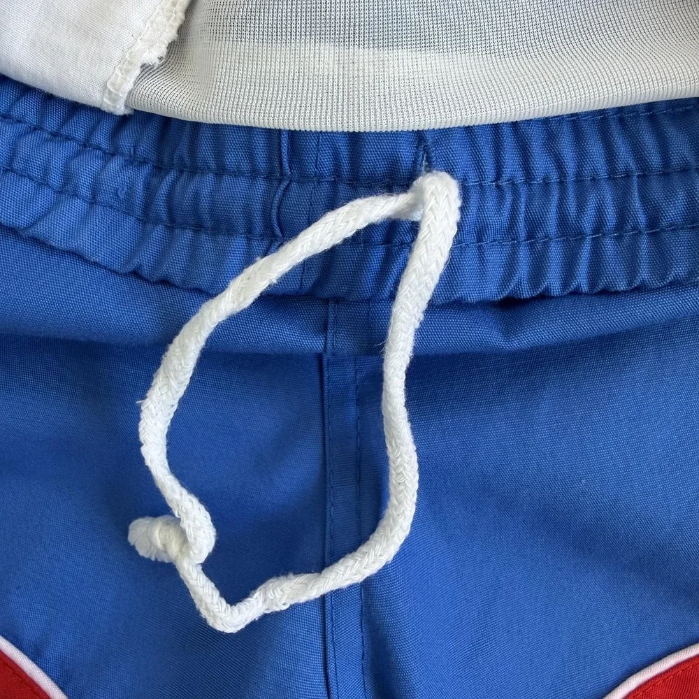 Vintage California Shores Swim Shorts Men Medium Running Lined Trunks Drawstring